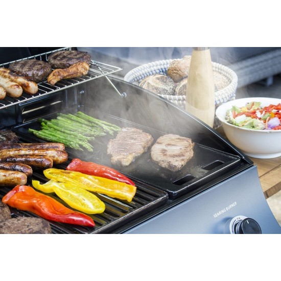 Coral Gas Ψησταριά Υγραερίου Sahara 3 Burner Oak BBQ Smokey Teal