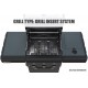 Coral Gas Ψησταριά Υγραερίου Sahara X350 3 Burner BBQ Smokey Teal