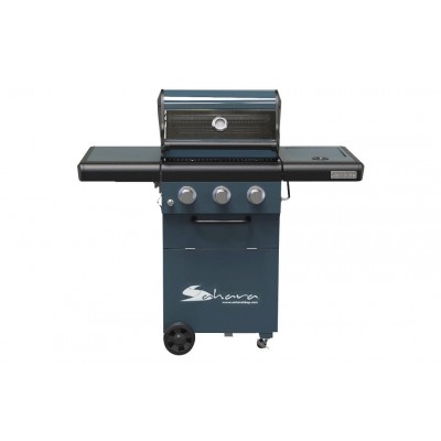 Coral Gas Ψησταριά Υγραερίου Sahara X350 3 Burner BBQ Smokey Teal