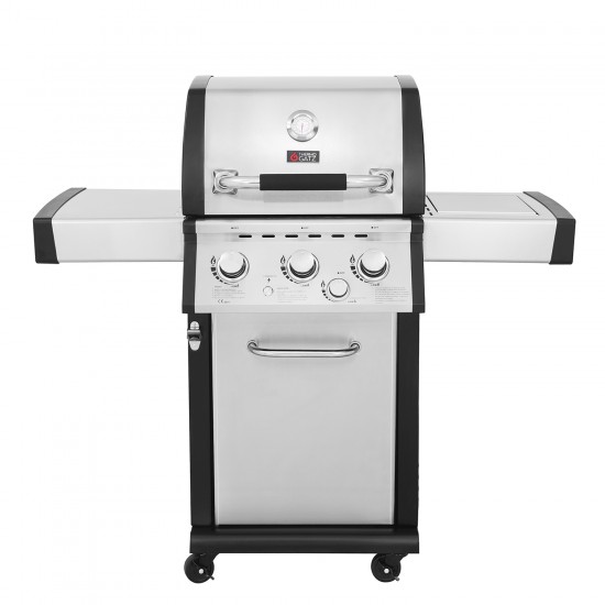 BBQ ΥΓΡΑΕΡΙΟΥ GS GRILL SUPERIOR 3+1 ΙΝΟΧ - 14kW