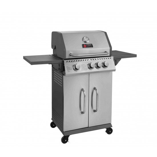 BBQ ΥΓΡΑΕΡΙΟΥ GS GRILL ELITE 3+1 INOX - 11,5 kW