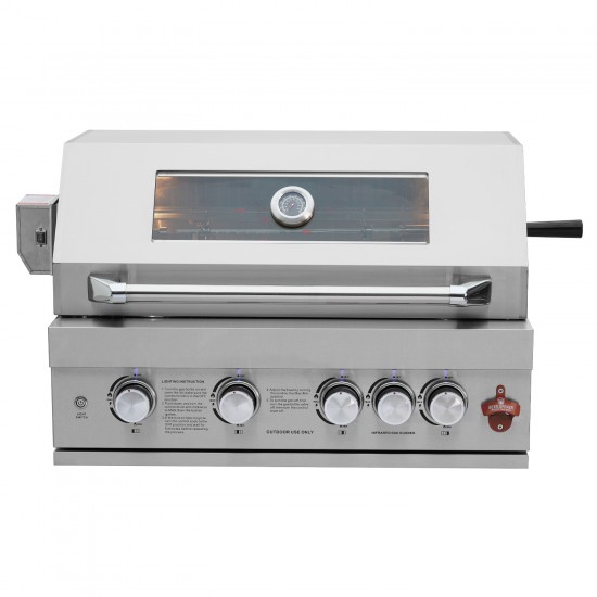 BBQ ΥΓΡΑΕΡΙΟΥ SEMI-PROF TGH-BI-B4-G 4+1 19,3kW